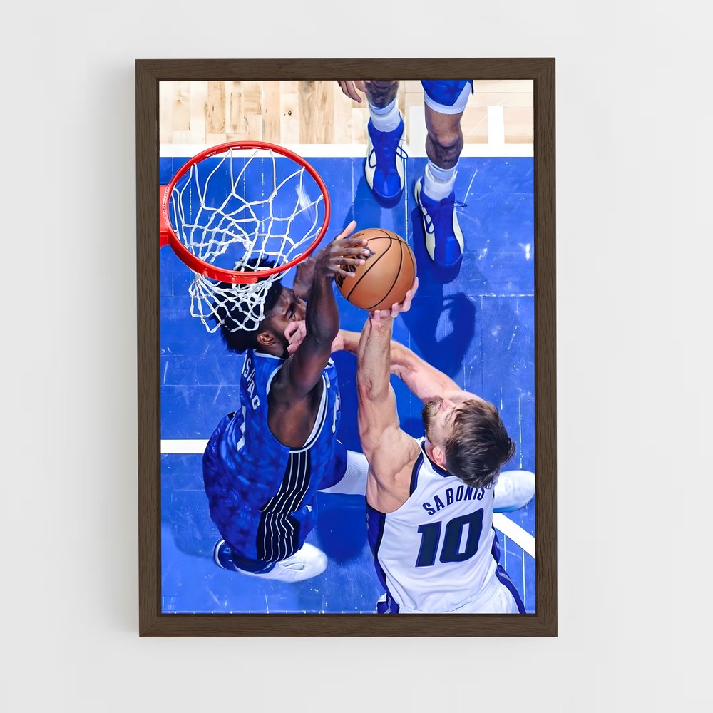 Poster Domantas sabonis américaines – affiche Basketball (vue 5)